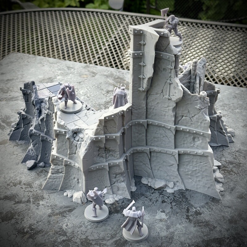 Chaos Citadel Ruined Watch Tower Corner