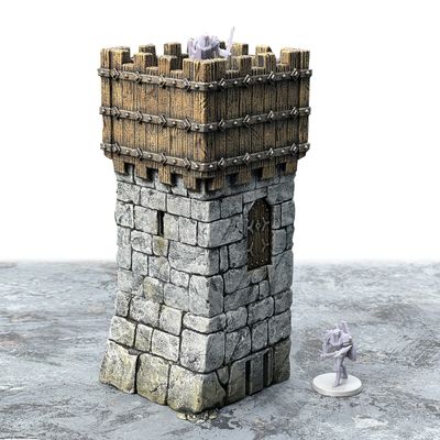Jagerholm Wall Corner Tower 28mm