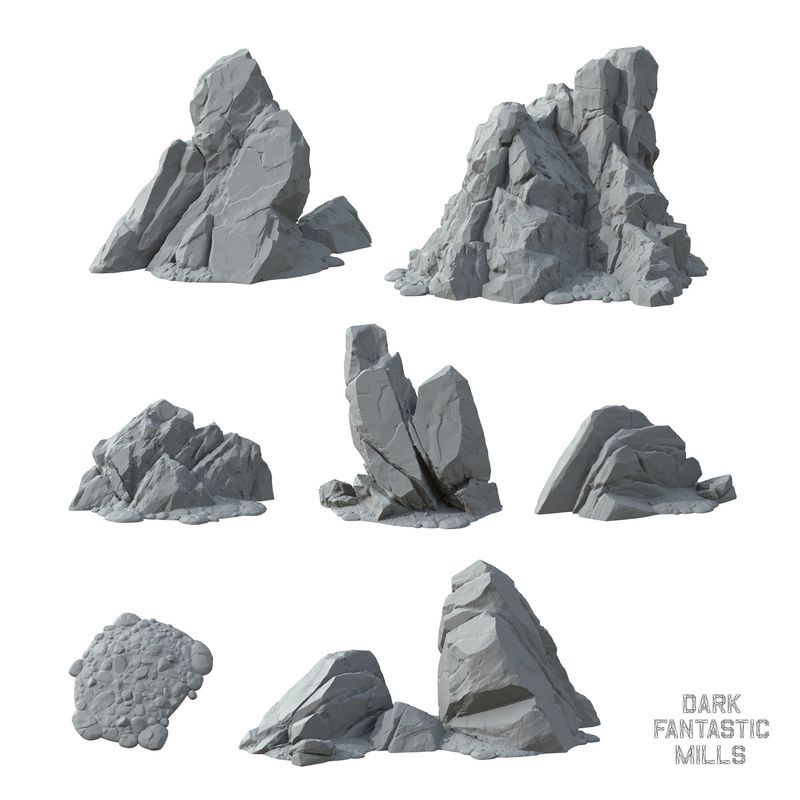 Rocky Outcrops STL Bundle
