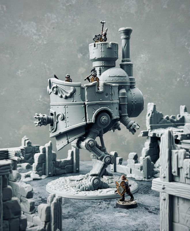 Steam Walker STL files