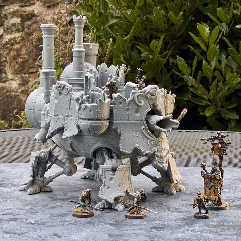 Steamfort with Batte Damaged - Launch Week