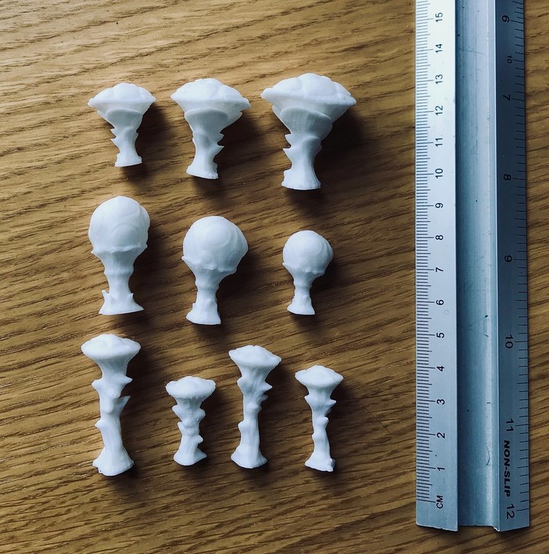 Doomcap Mini Shrooms, Set of 10