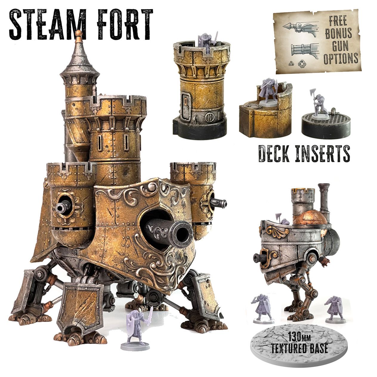 Steam Fort STL files