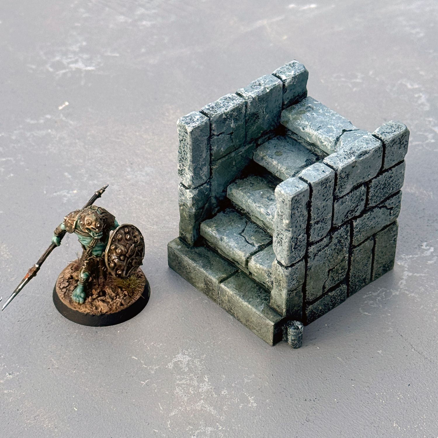 Necrosian Crypt Stairs Block