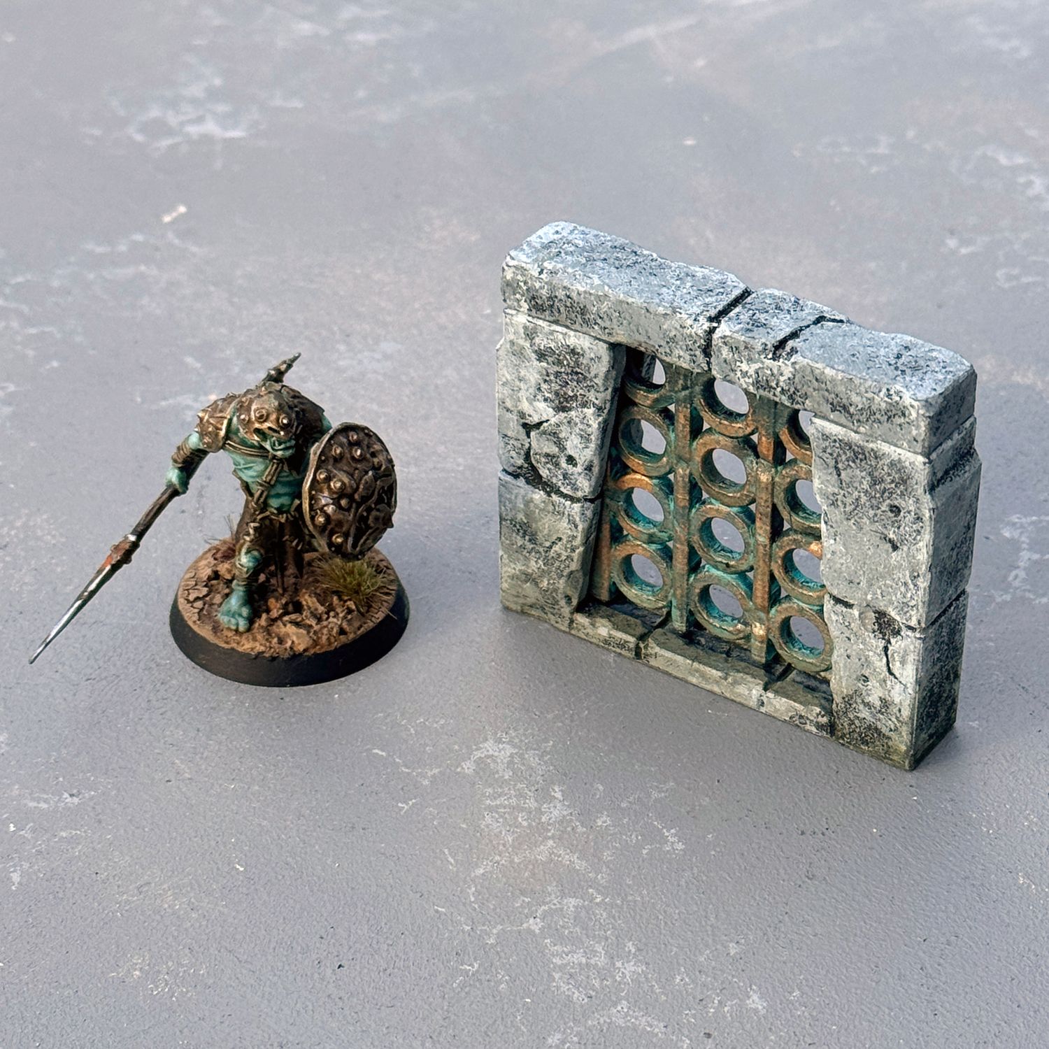 Necrosian Crypt Grate Door