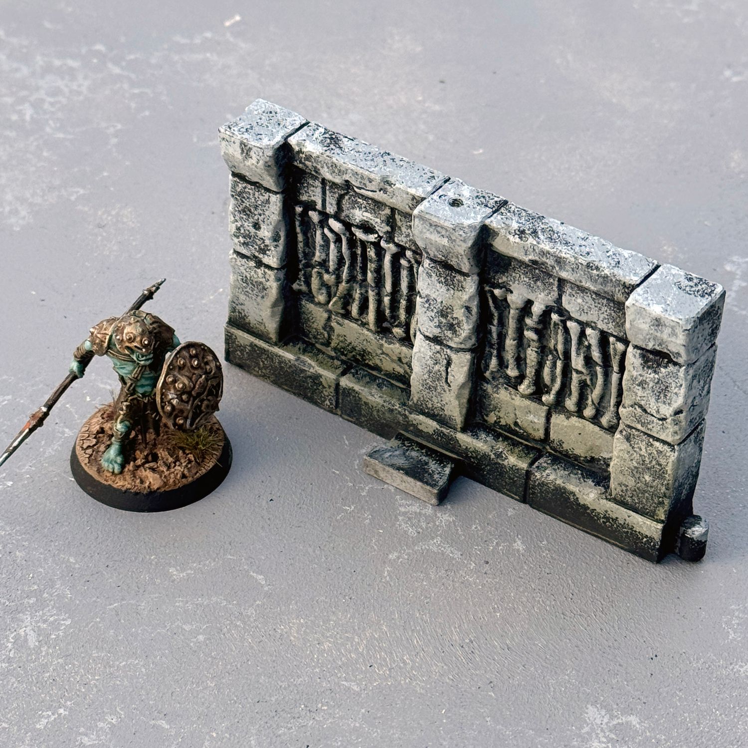 Necrosian Crypt 4 Inch Bone Wall