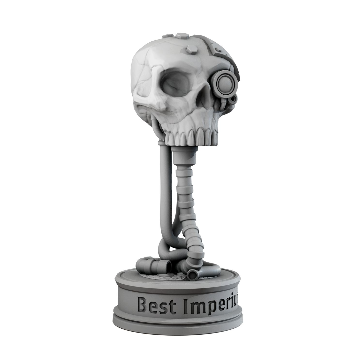Mech Skull Trophy STL - Launch Week