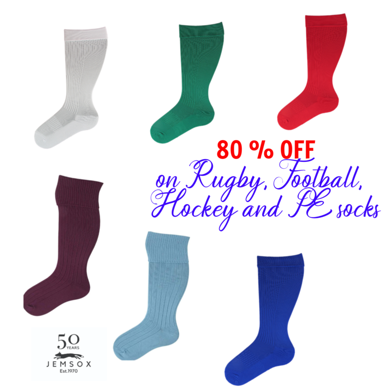 SALE : UK Made Football Rugby Hockey PE Socks - Limited Time Free Shipping