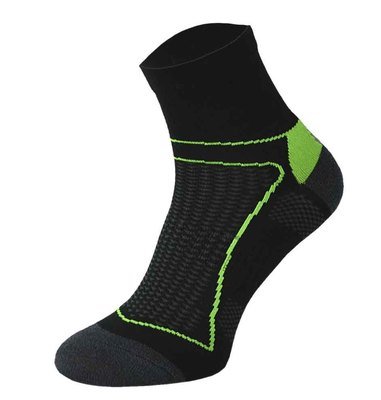 Black and Green Cycling Socks