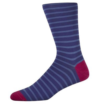 Ben Royal Blue Striped Socks