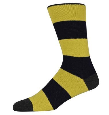 Peter Yellow and Black Thick Striped Socks Peter Yellow and Black Thick Striped Socks