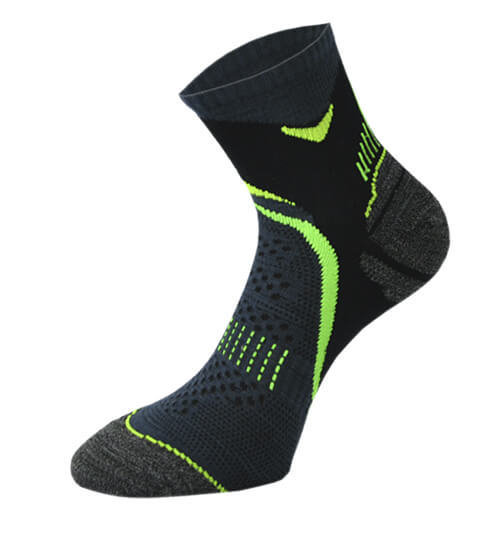 Black and Green Running Socks