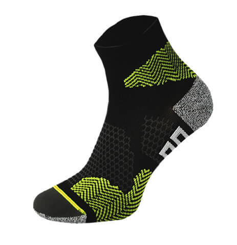 Black and Yellow Running Socks