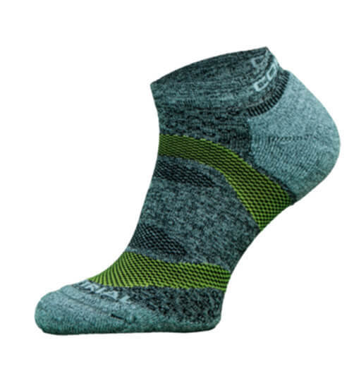 Blue and Green Trail Run Performance Socks Blue and Green Trail Run Performance Socks