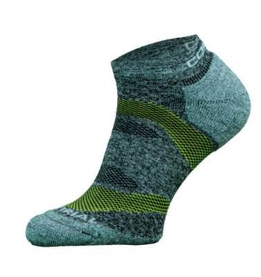 Blue and Green Trail Run Performance Socks