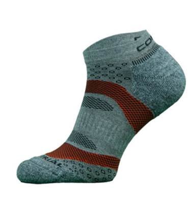 Blue and Orange Trail Run Performance Socks