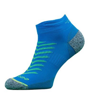 Blue Reflective Running Socks