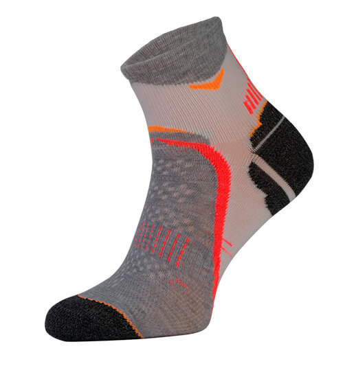 Grey Arch Support Running Socks