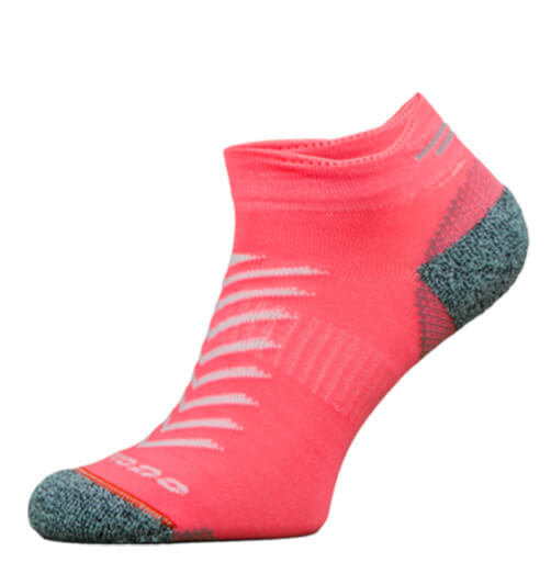 Pink Reflective Running Socks