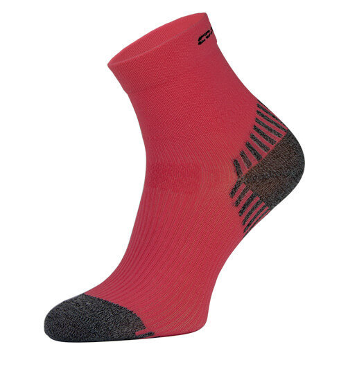Red Compression Running Socks