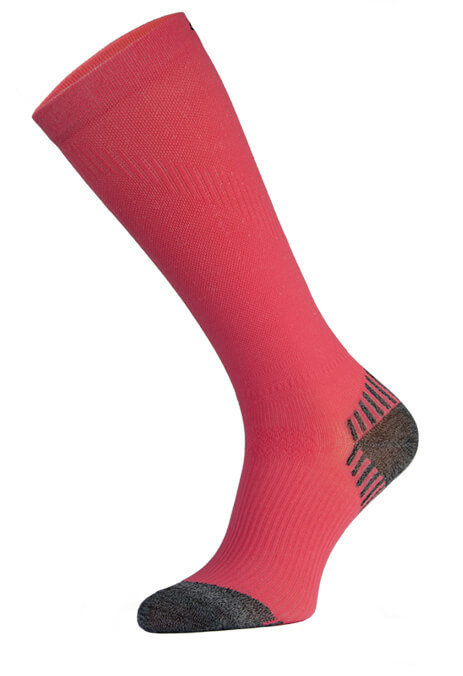 Red Long Running Compression Socks