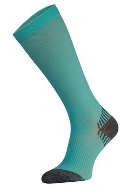 Teal Long Running Compression Socks