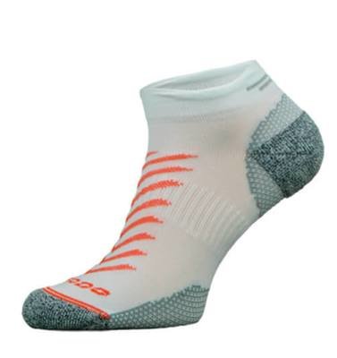 White and Pink Reflective Running Socks