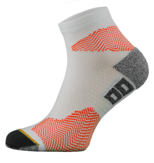 White and Red Running Socks White and Red Running Socks
