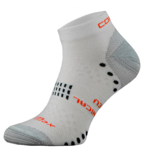 White Coolmax Performance Running Socks White Coolmax Performance Running Socks