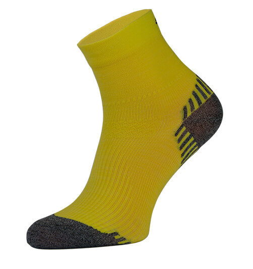 Yellow Compression Running Socks