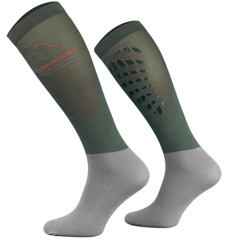 Dark and Light Grey Technical Riding Socks Dark and Light Grey Technical Riding Socks