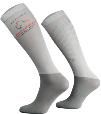Light Grey Technical Riding Socks