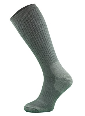 Grey Heavyweight Alpaca Merino Wool Hiking Socks