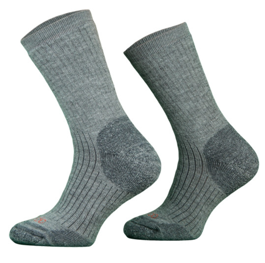Heavy Grey Merino Wool Walking Socks Heavy Grey Merino Wool Walking Socks