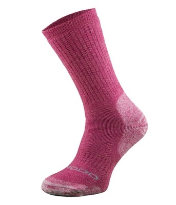 Pink Heavyweight Alpaca Merino Wool Hiking Socks
