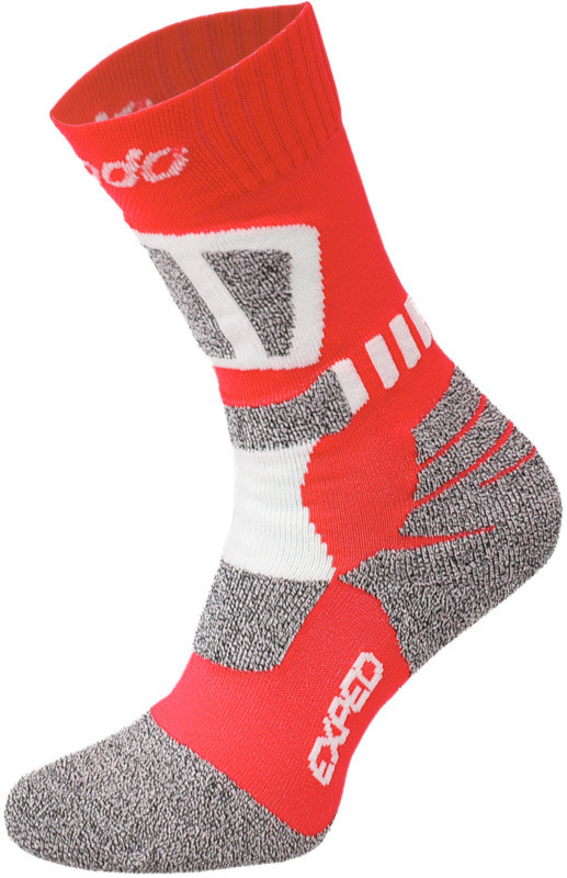 Red and White Drytex Trekking Socks