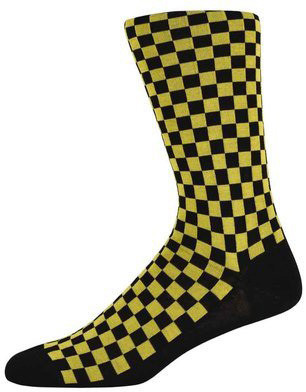 Nathan Yellow checked socks