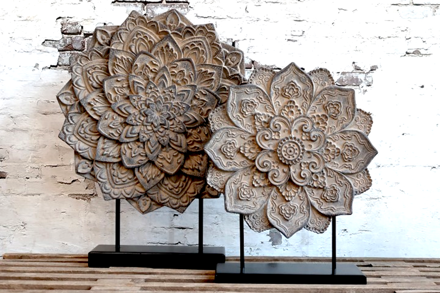 Sculpture fleur de lotus