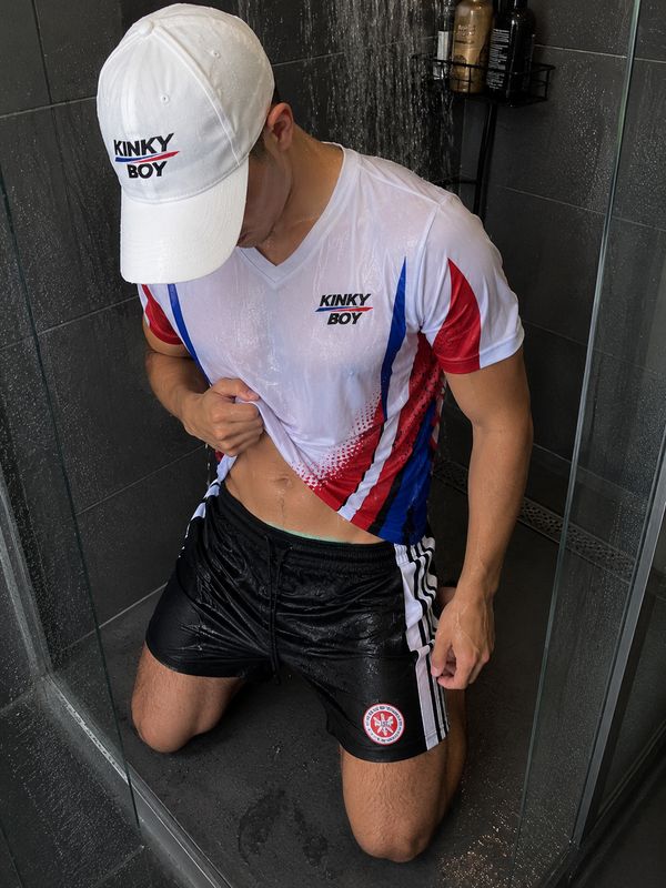 KINKY BOY Regular WHITE Tee Shirt