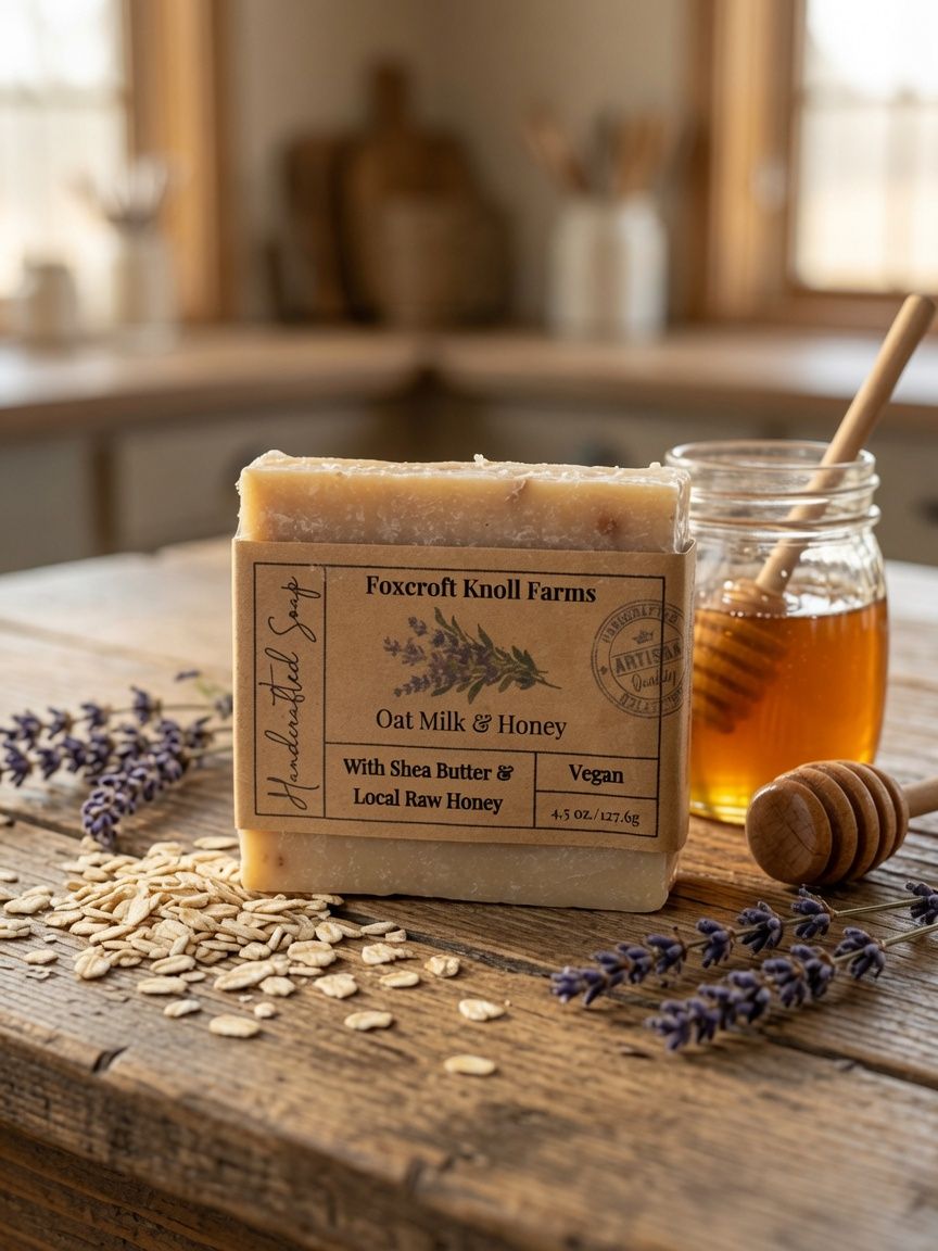 Oat Milk and Honey Handmade Soap
