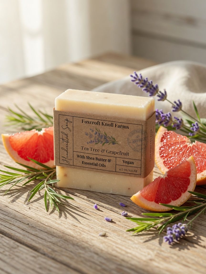 Tea Tree and Grapefruit Handmade Soap
