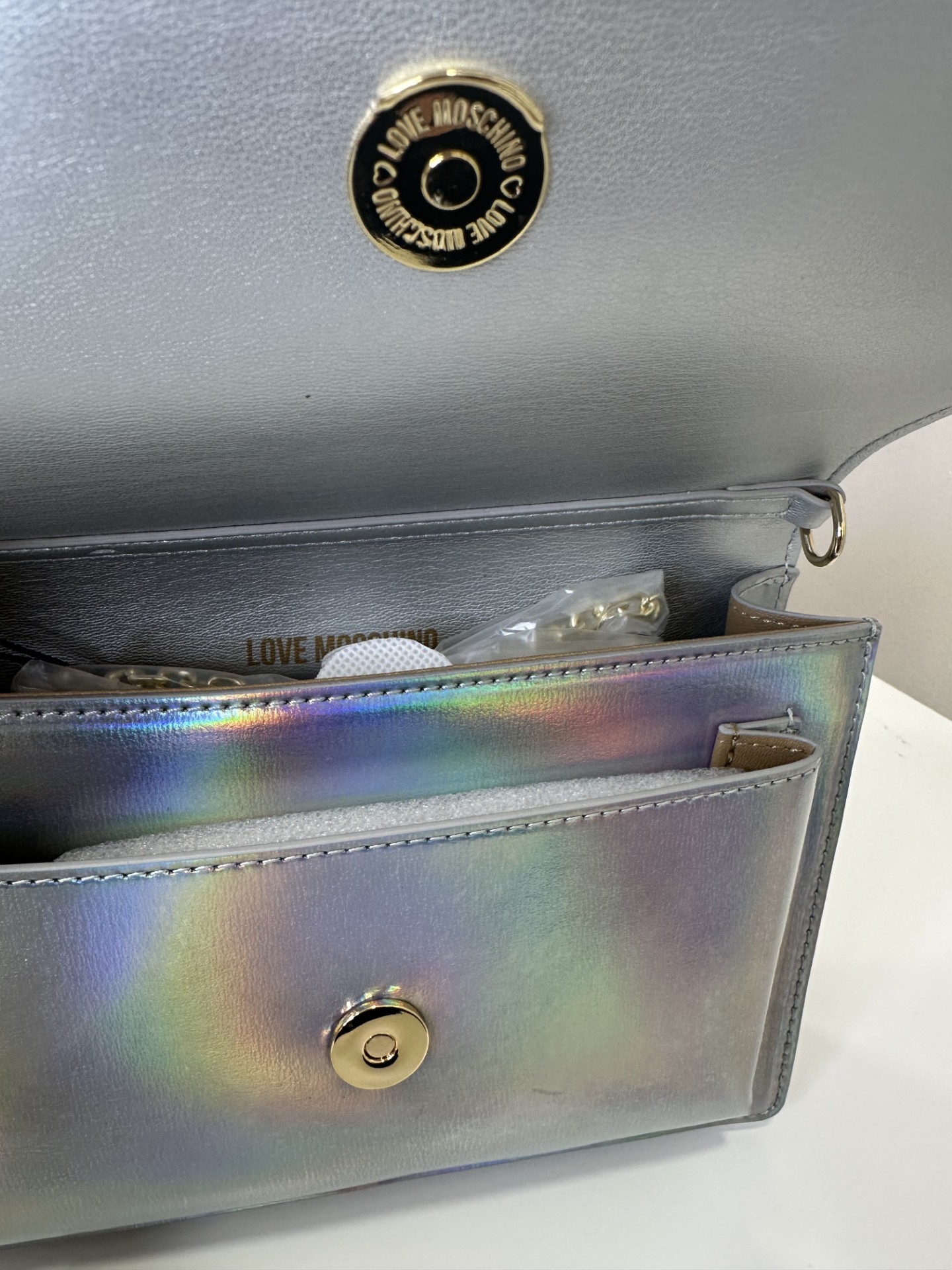 Borsa LOVE Moschino SILVER