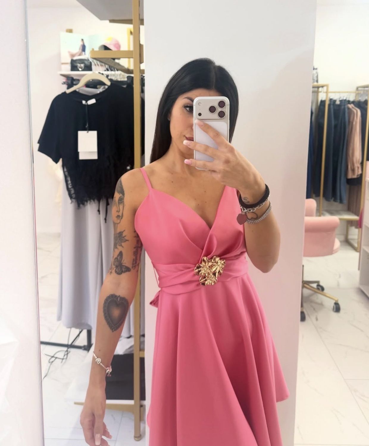 Abito rosa pink,Rinascimento. Abito rosa pink,Rinascimento.