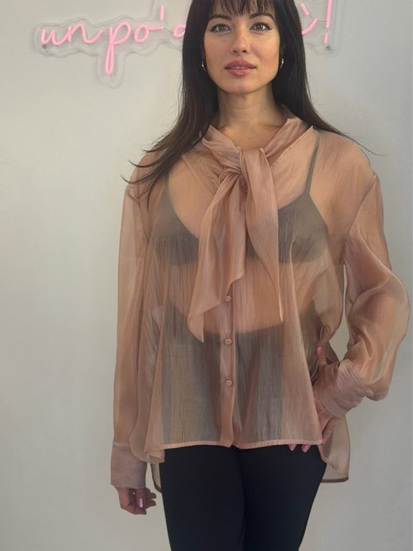 Camicia velata color Phard,Imperial. Camicia velata color Phard,Imperial.