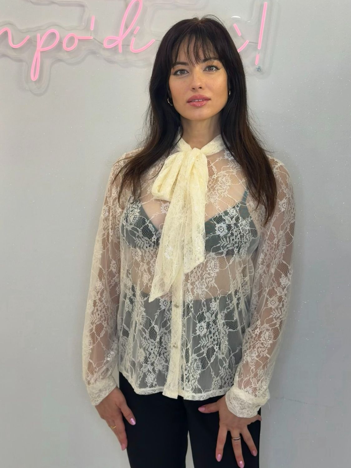 Camicia pizzo Rinascimento
