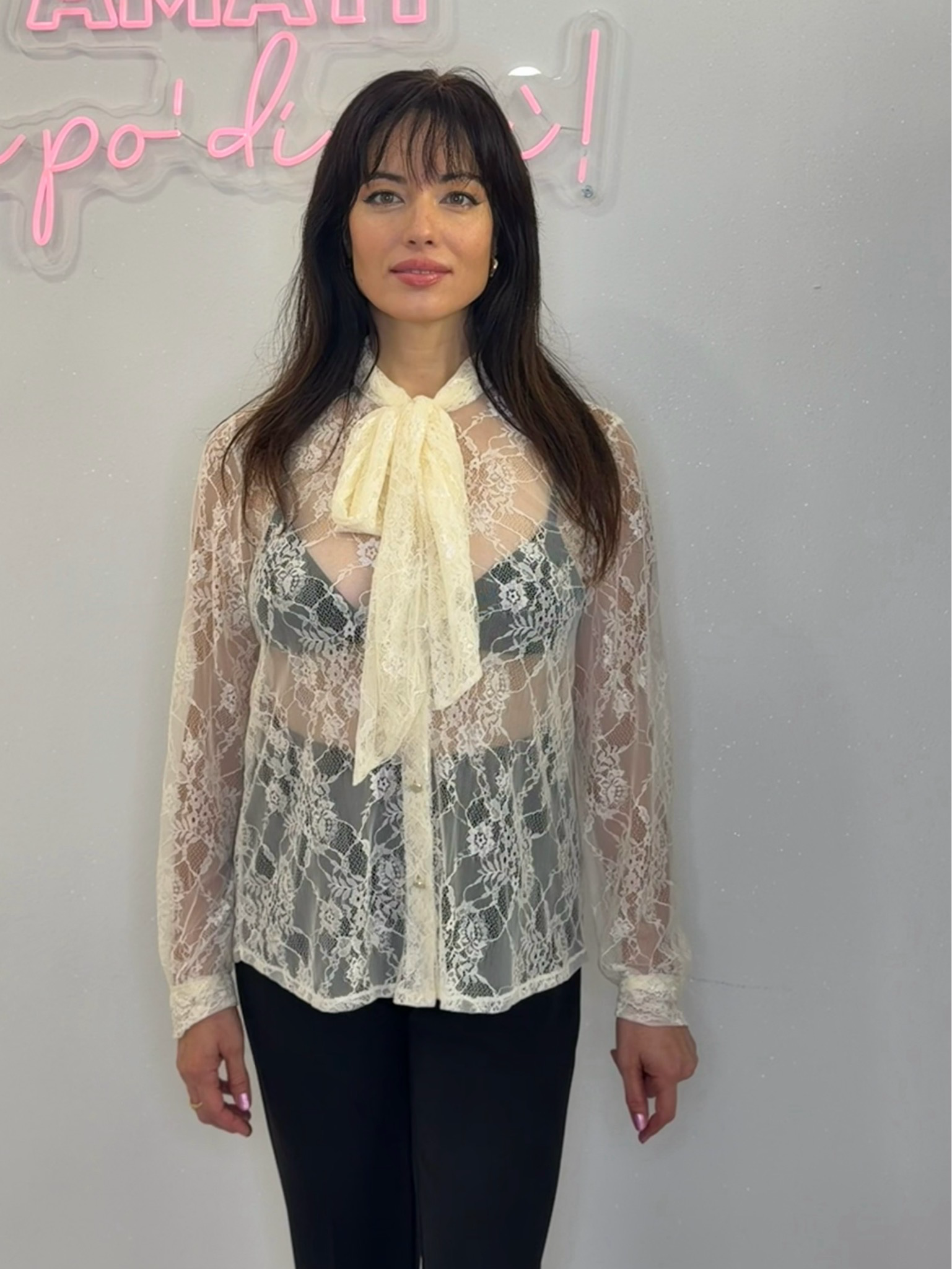 Camicia pizzo Rinascimento
