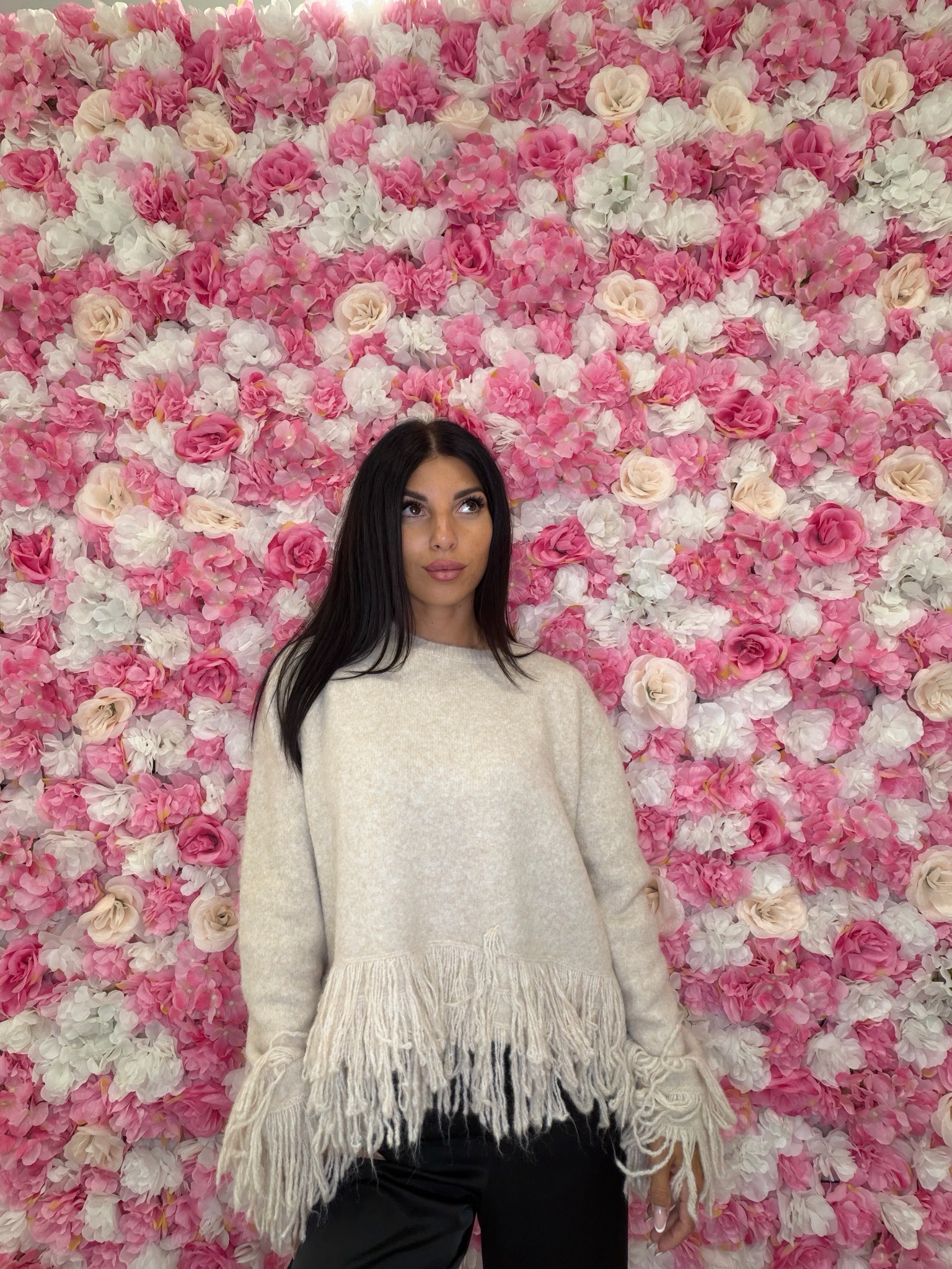 Maglione frange