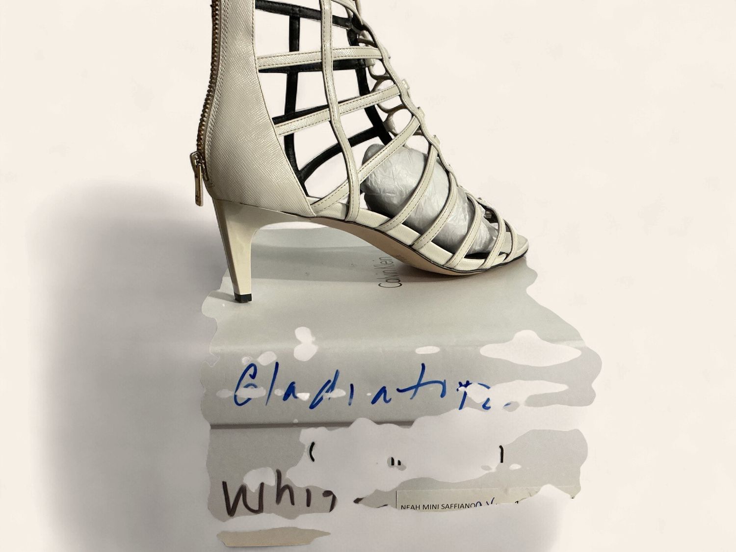 Gladiator white Sandal