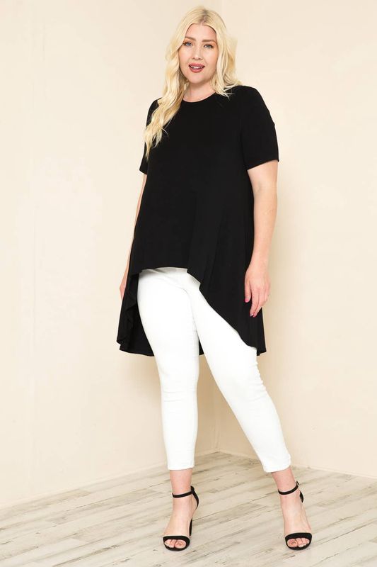 Plus Size High-Low Tunic