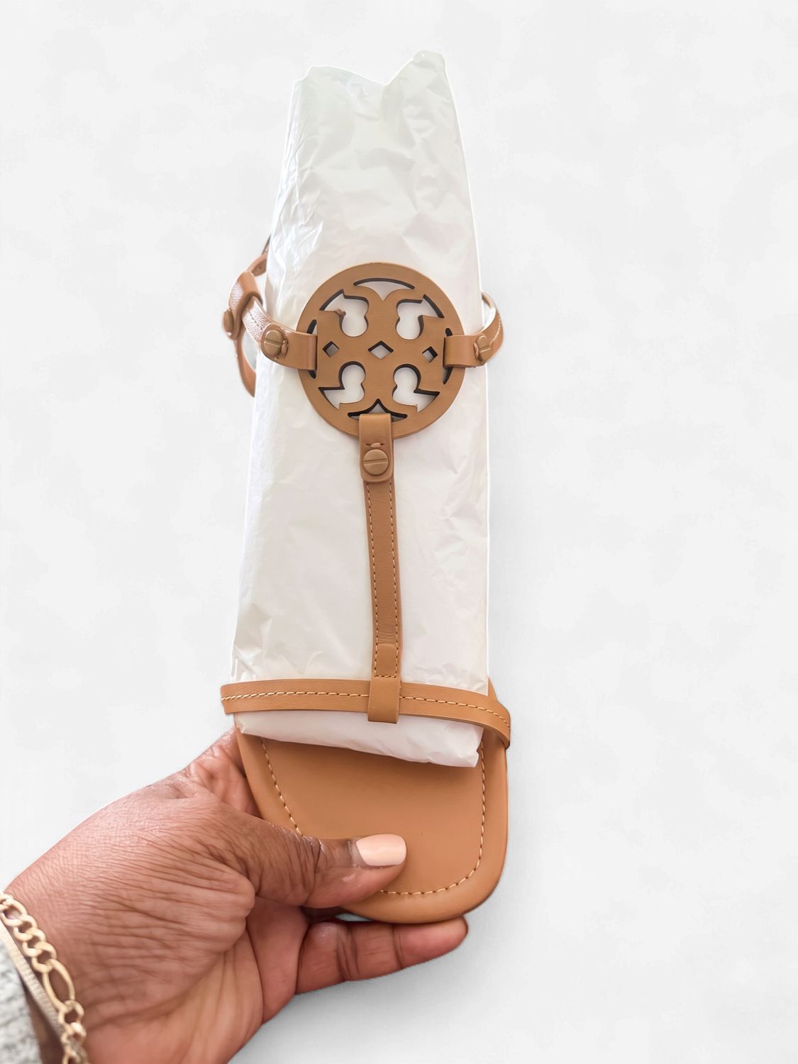 Leather Wedge heel Sandal